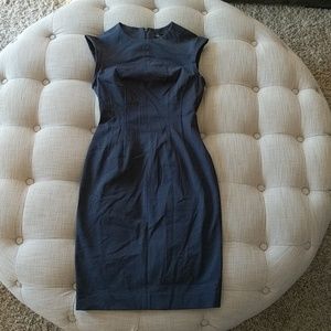 Navy Blue Banana Republic A Line Dress